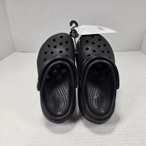 CROCS Unisex Classic Cutie Clog Black Slip-on Sandals Size C12 Toddler